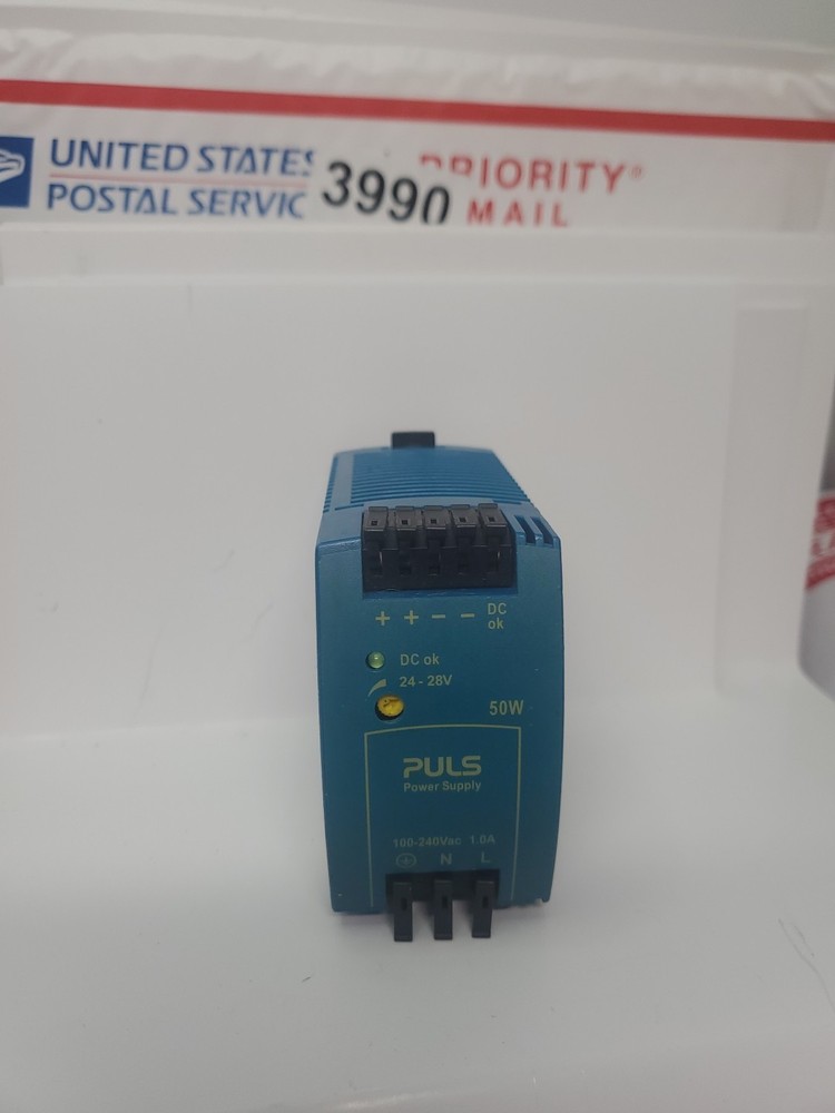 PULS ML50.100 50W 24-28VDC DIN Rail Power Supply 100-240VAC