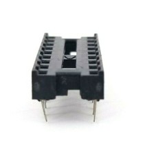 18-Pin DIP IC (Integrated Circuit) Socket Adapter, Female Through Hole