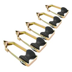 5 Pcs 3-inch Zinc-Plated Colored Zinc Steel Cable Roller For RO300