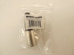 *Lot of 4* Seismic Audio SAPT247 4-Pin XLR Male Connector Nickel Plated – NEW…