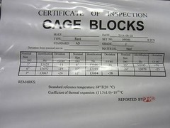 8 PCS/SET Large Sizes Precision Gage Block Set, GRADE AS-2–new