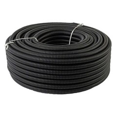 ASLT112-25 25′ 1 1/2″ 38mm Split Wire Loom Conduit Polyethylene Corrugated