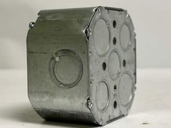 30 PK Orbit 4RDB-MKO 4″ Octagon Box, 2-1/8″ Deep, Steel, UL Listed