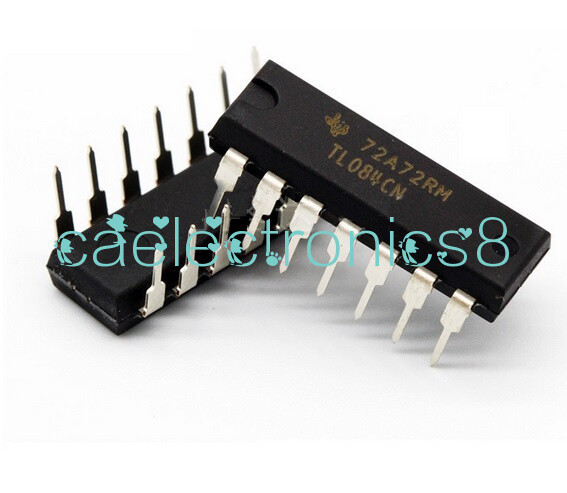 10PCS IC TL084 TL084CN ST OPAMP JFET 3MHZ QUAD 14DIP