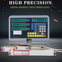 Precision 1μm Linear Scale DRO 3 Axis Digital Readout Glass Encoder Lathe Mill