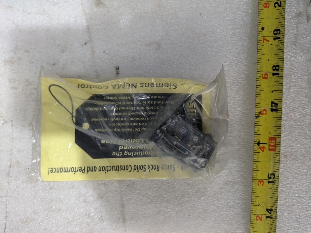 SIEMENS ACESSORY CONTACT BLOCK KIT 53BAK SER F CL& 52 NEMA A600/P600 300VAC