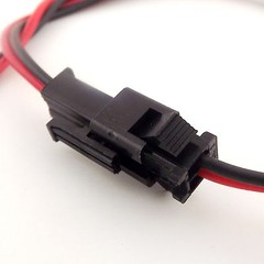 10set 20cm SM 2Pin 22AWG Wire Male and Female Connectors Cable Pitch 2.54mm