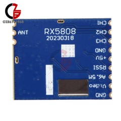 1-10Pcs 5.8GHz RX5808 -90dBm AV FM Wireless Audio Video AV Receiver Module Board