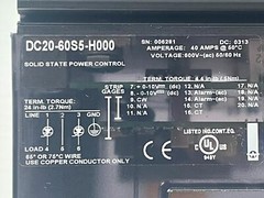 Watlow DC20-60S5-H000 DIN-A-Mite Solid State Power Controller, 277-600 VAC