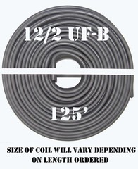 12/2 UF-B x 125′ Southwire Underground Feeder Cable