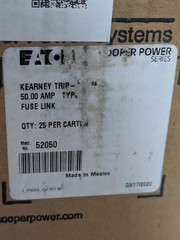 Kearney 52050 Fuse Link Type T 50 Ampere Slow Speed Utility Electrical