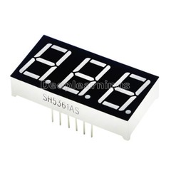 5PCS 0.56 Inch 3 Digit 7 Segment Common Cathode Red Led Display