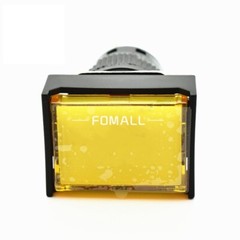 2Pcs For KACON Φ16mm LED light self-resetting push button switch DC24V K16-292