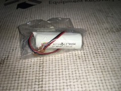 Interstate Battery, LIT0094, 3.6V 3400MAH LIT W/Plug, NOS, LG-2400