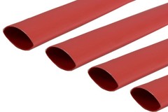 4 Lot TEMCo 9/16″ Marine Heat Shrink Tube 3:1 Adhesive Glue Lined 12″ long RED
