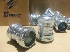 NEW Topaz Box of 12 1″ Compression Coupling Connector Straight AK