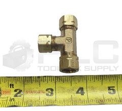 NEW LOT OF 3 PARKER COMPRESSION UNION TEE FITTING 3/8”
