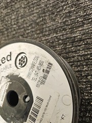 Wire 3 Conductor 22 AWG Stranded 100 Feet Foil Shielded Chrome Gray PVC