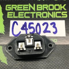 EAC309 – SWITCHCRAFT – 6A 250V 3-PIN POWER ENTRY SOCKET