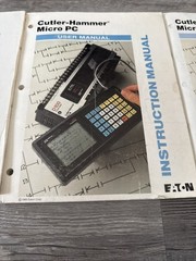Cutler Hammer D100PG10 Micro PC Programmable Controller With 3 Manuals – Tested