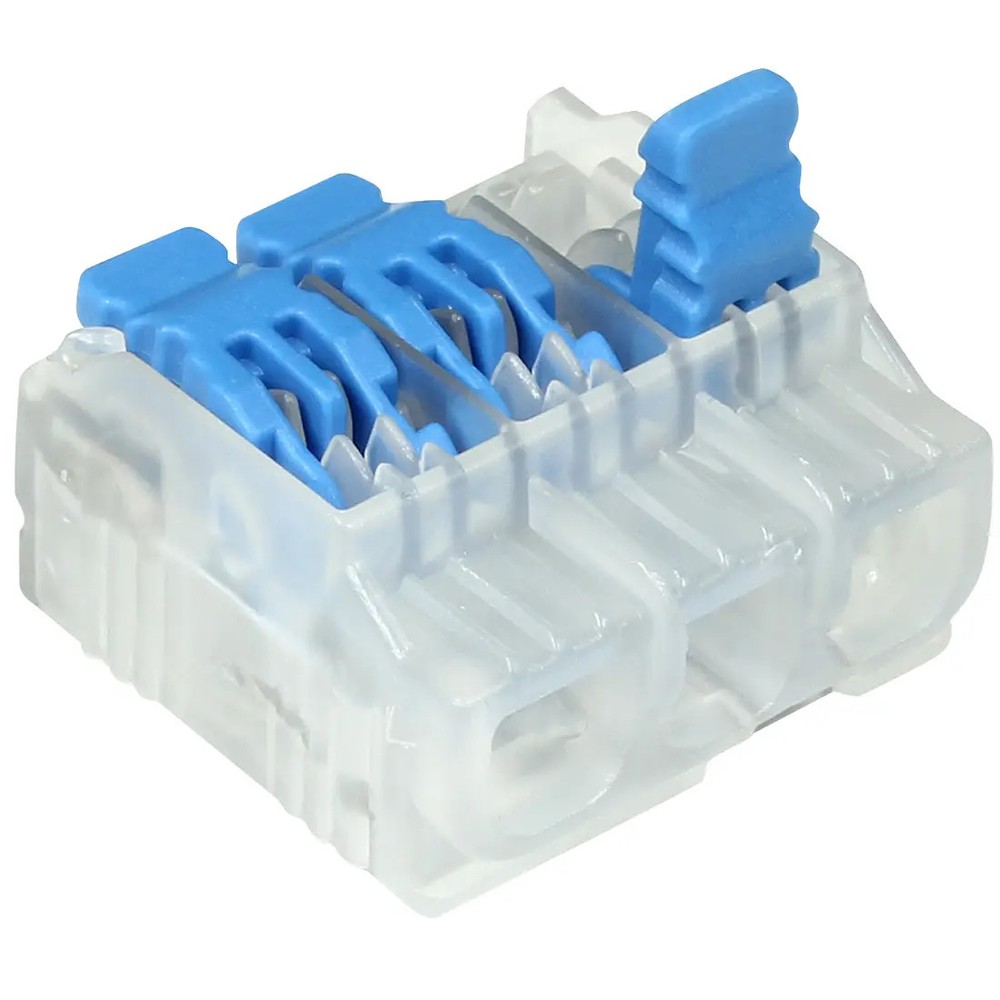 IDEAL Electrical 30-10L23 Lever Wire Connector, 3-Port, Box of 100