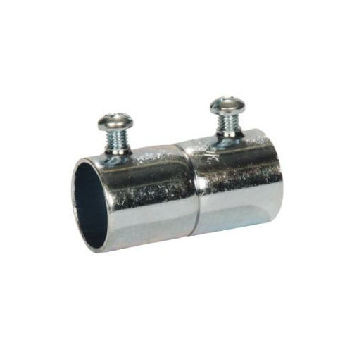 SEPCO S1115, 1″, Steel, Concrete Tight, Set Screw, EMT Conduit Coupling, 1pc