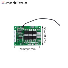 13S 48V 20A 30A Same Port Battery Protection Board for 18650 Li-ion Battery