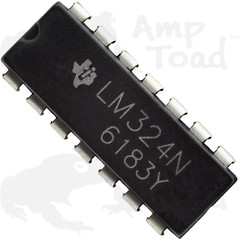 LM324N Quad Operation Amplifier (Op Amp) – 3V to 32V