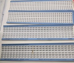 Vintage Brady Electrical Wire Marker Lot Conduit Voltage Labels High Voltage (82