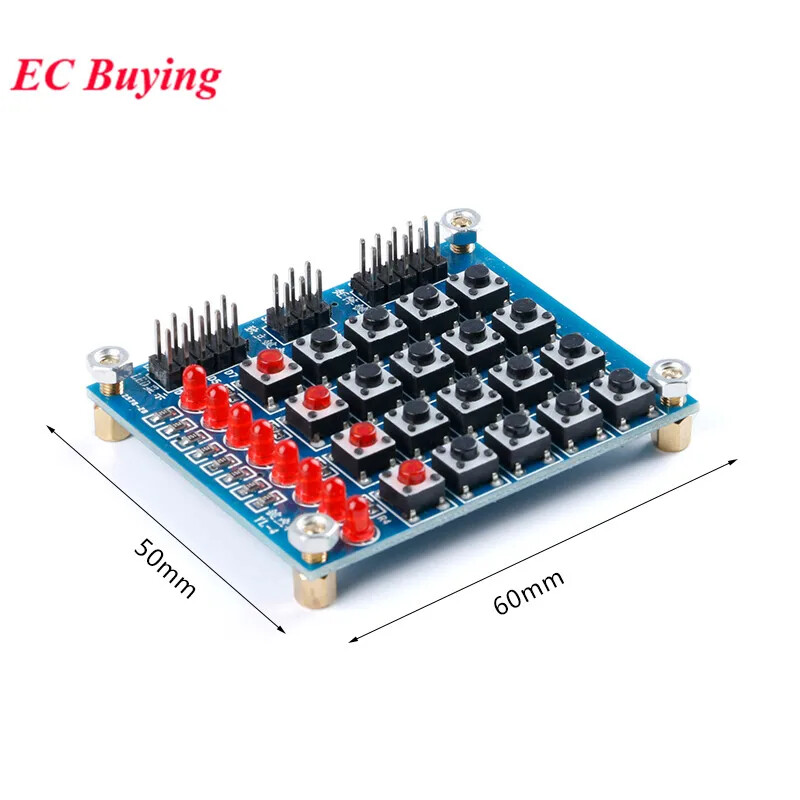 4×4 Matrix Keypad Module LED Control Panel Membrane Switch for Arduino