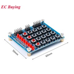 4×4 Matrix Keypad Module LED Control Panel Membrane Switch for Arduino