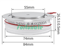 1PC NEW FIT FOR KK1500A 2500V thyristor Convex surface