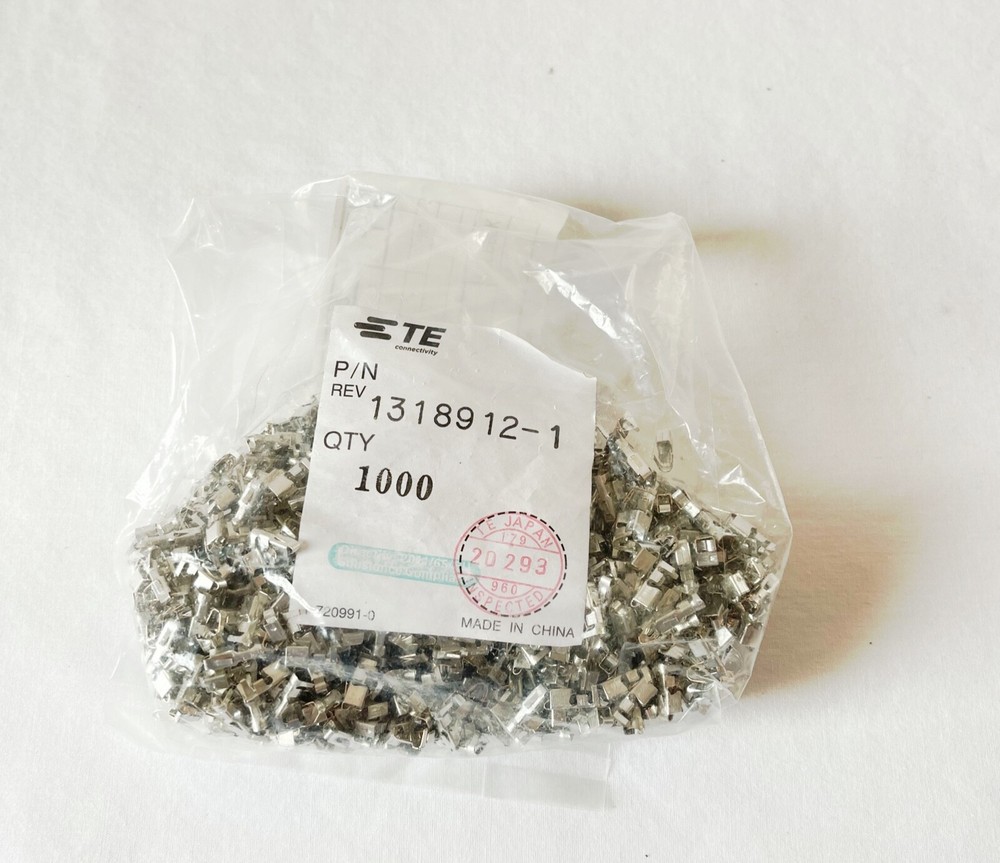 1,000 TE Connectivity Connector Contact Socket Pin 18-22AWG TIN CRIMP 1318912-1