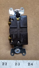 Arrow Hart 1891 Brown 15a 120-277vac Single Pole Senior Quette Switch, 1 pc