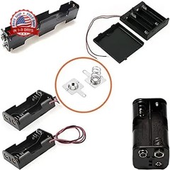 Heyiarbeit 20 Pairs Battery Springs AA Battery Contact Plate Positive to Negativ