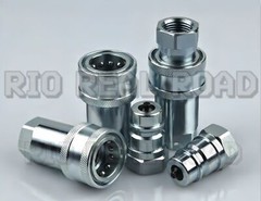 For Parker 6605-6-6 Steel Female Hydraulic Quick Coupling with valve 3/8 in