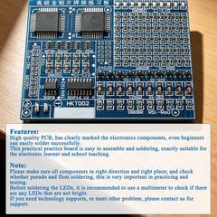 SMD/SMT Components Practice Board – Electronic Project Kits DIY Soldering Skill