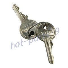 1Pair (2Keys) Fit Rittal 2532000 Enclosure Key NEW