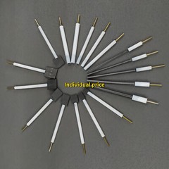 3pc Graphite rod electrode graphite sheet against electrode graphite disk