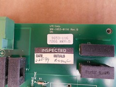 LFE Circuit Board WW-1653-0116 WW16530116 Rev B 1653-116 Used