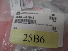 AMAT 3510-01043 ORF RSTR Flow 40 Sccm N2 1/4VCR – MM 30P