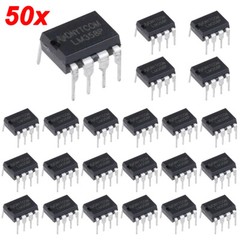 50 Pack LM358P LM358 Dual Industry-Standard Dual Operational Amplifier IC DIP-8