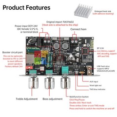 1/2/6PCS 100W Bluetooth 5.3 TPA3116D2 Mono Audio Power Amplifier Board TWS APP