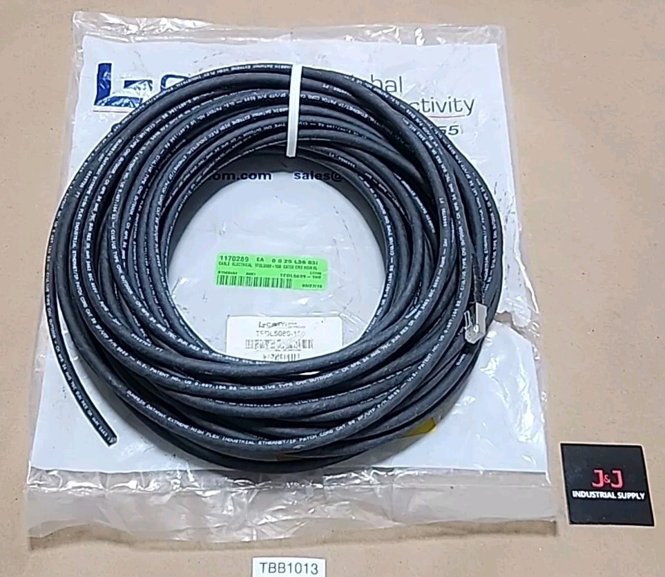 *NEW SURPLUS* L-Com TFDL5089-100 Electrical Cable CMX Hi-Flex Extreme + Warranty