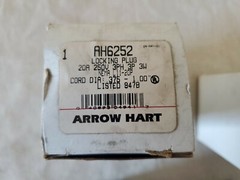 Arrow Hart AH6252 Locking Plug 20A 480V Grounding Plug NEMA L11-20P Lot Of 2