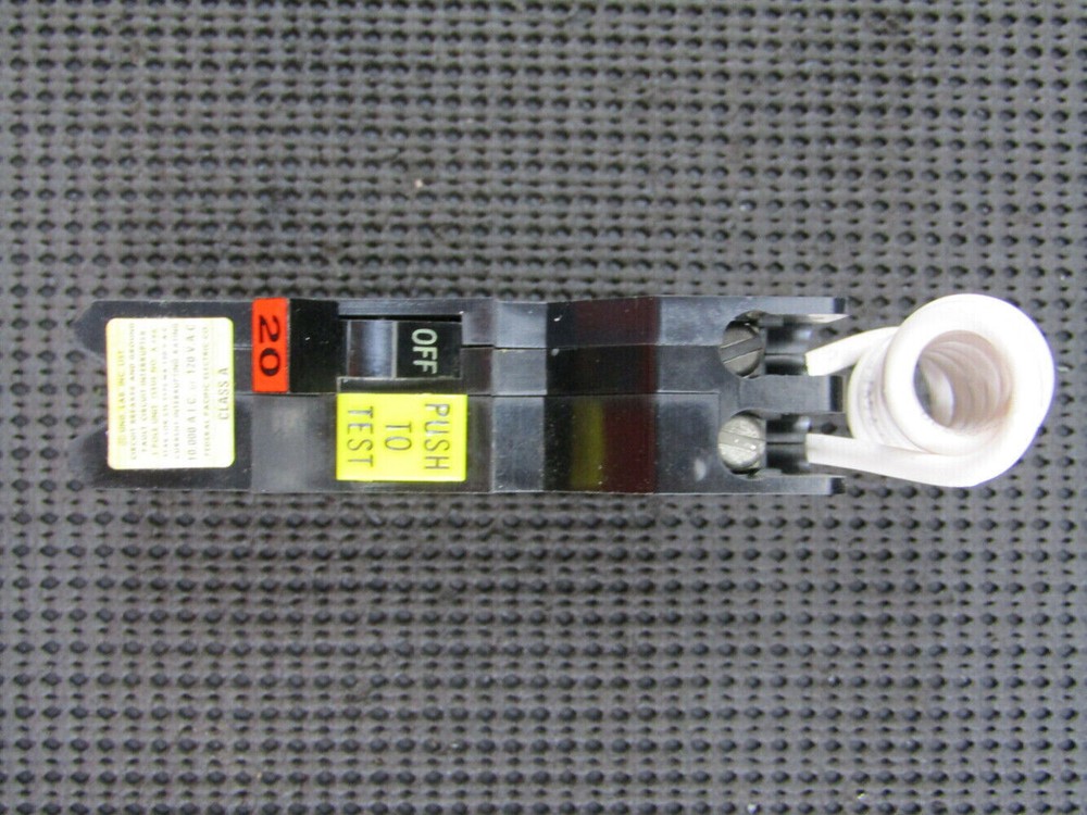 Federal Pacific Electric NAGF20 Circuit Breaker and Ground Fault Interrupter