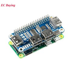 Raspberry Pi Zero/Zero W/Zero WH USB HUB HAT Board Module 4B/3B+/3A+/3B/2B/B+/A+