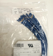 Heritage Wire Harness 08529782 Blue 600-1000V 10AWG 10-GA 14.5″ Long 25pk