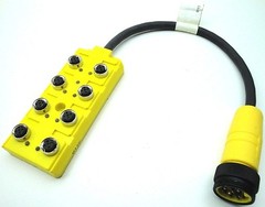 Lumberg ASB-8-LED-5/4-14-RS120 Distribution Box Micro 8 Port
