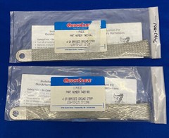 QUICK CABLE ® 4 GA BRAIDED GROUND STRAP 7403-001 LUG-TO -LUG 13” LONG – QTY 2